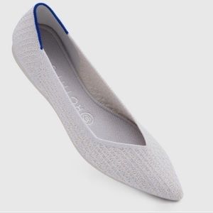 Rothy’s Salt Honeycomb Point flat 9.